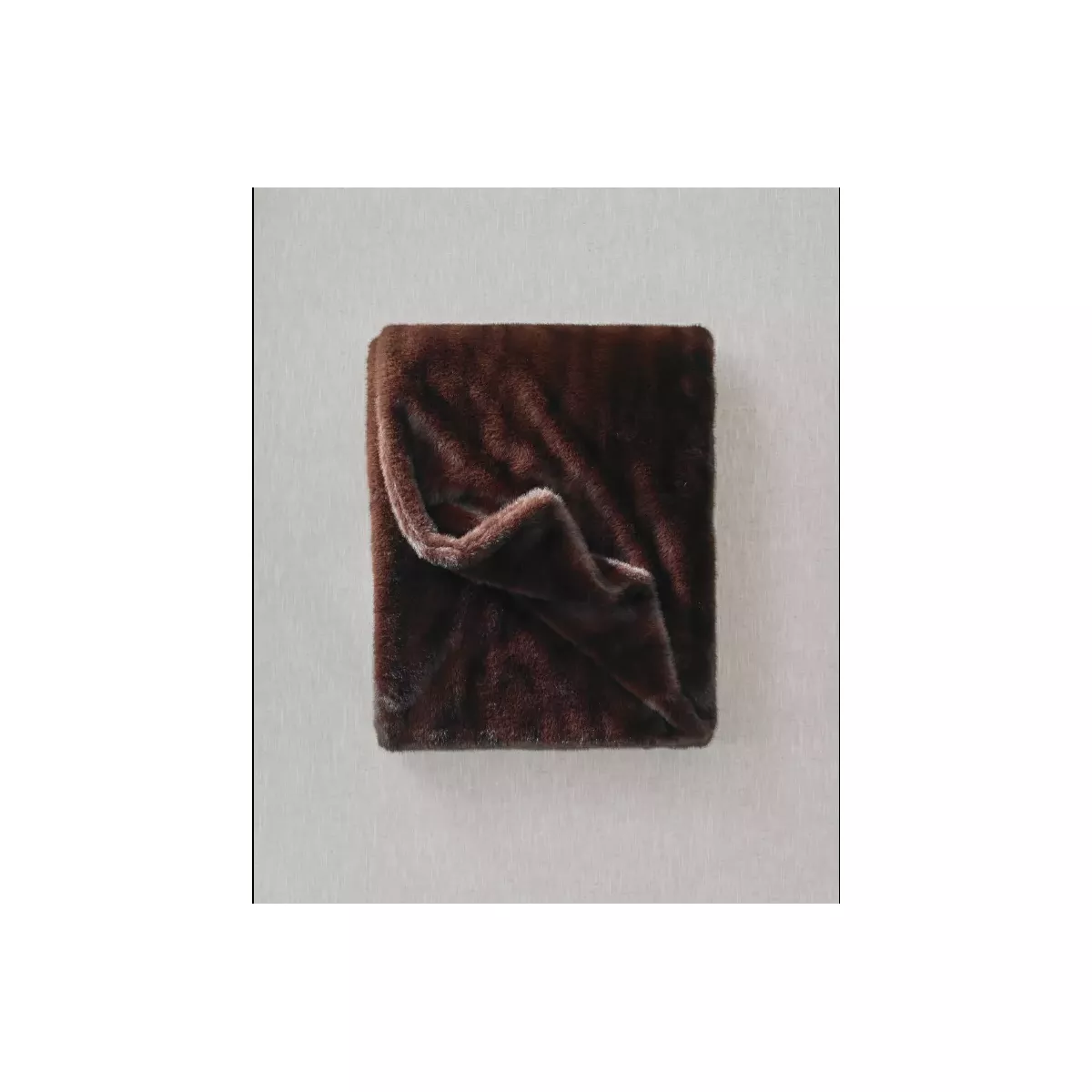 PLAID COCON MARRON 150X200 CM