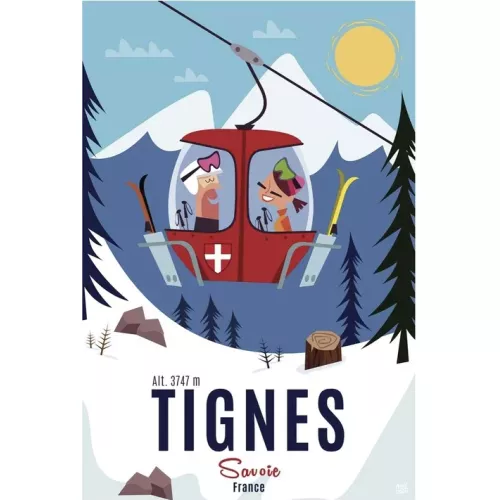 TABLEAU SUR DIBOND TIGNES