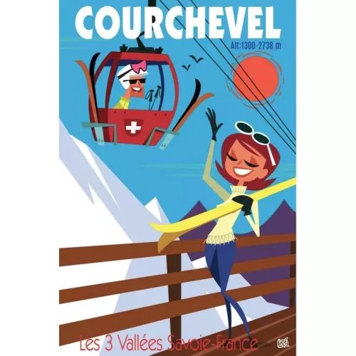 TABLEAU SUR DIBOND COURCHEVEL