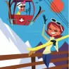 TABLEAU SUR DIBOND COURCHEVEL (PERSONALISABLE)