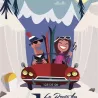TABLEAU SUR DIBOND LA ROUTE DES ALPES (PERSONALISABLE)