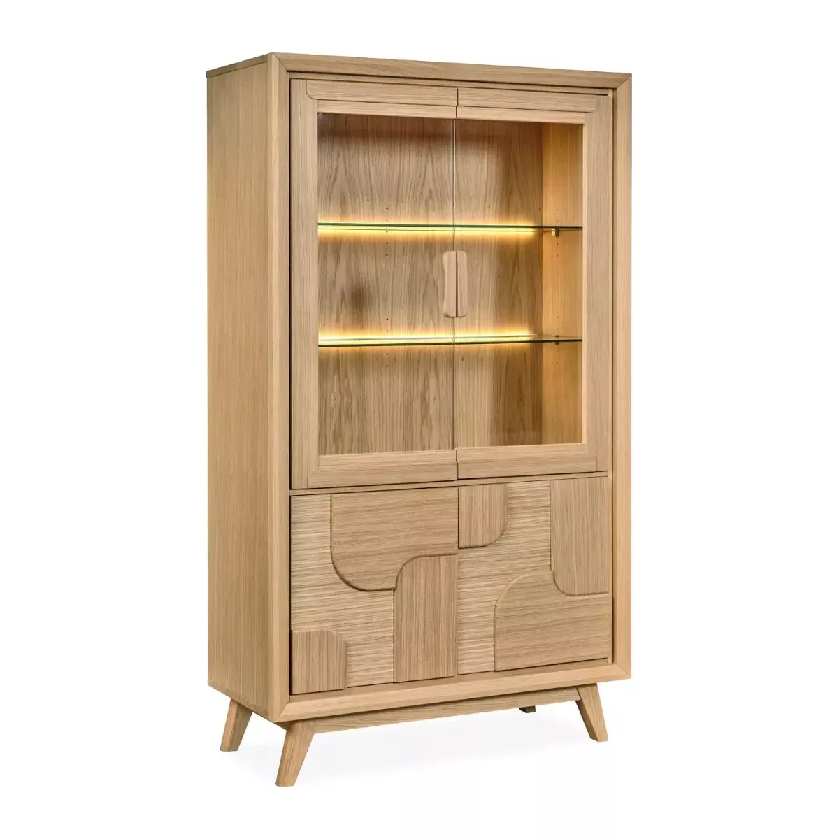 MEUBLE VITRINE RIVAGE 4 PORTES