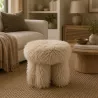POUF DOODLY BEIGE