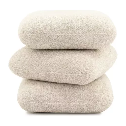 POUF BEIGE 3 NIVEAUX