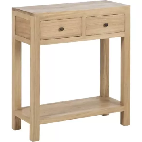 CONSOLE EN BOIS DE MINDI