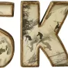 LETTRES DÉCOUPÉES BOIS "SKI"