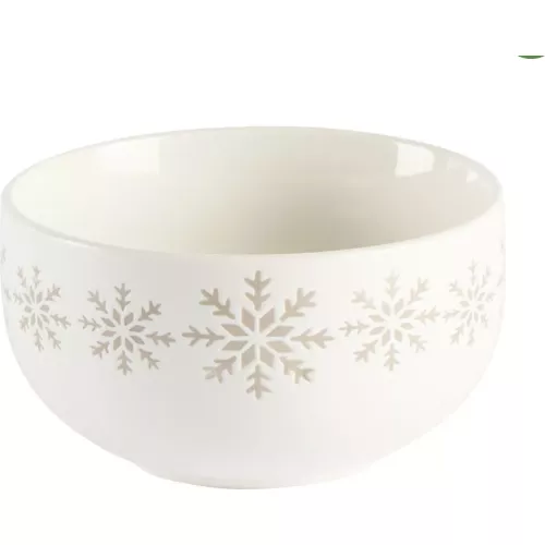 BOL BLANC FLOCON