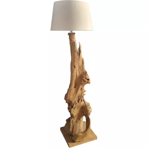 LAMPADAIRE EN BASE TECK