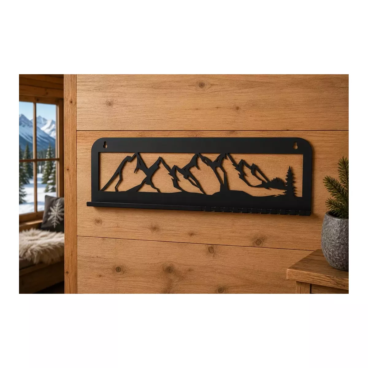 PLAQUE MURALE MONTAGNE