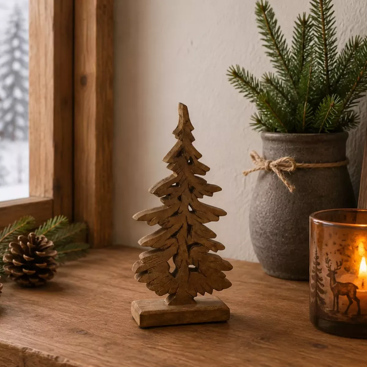 SAPIN EN BOIS PM