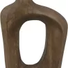 VASE EN BOIS COLORIS NOYER