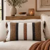 COUSSIN BLANC-BRUN 30X50 CM