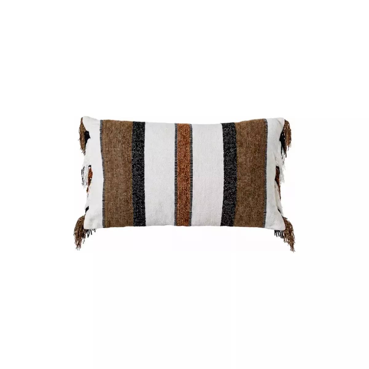 COUSSIN BLANC-BRUN 30X50 CM