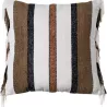 COUSSIN BRUN-BLANC 50X50 CM