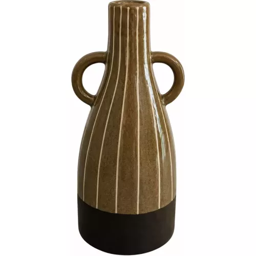 VASE EN CÉRAMIQUE KAKI