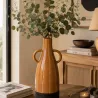 VASE EN CÉRAMIQUE ORANGE