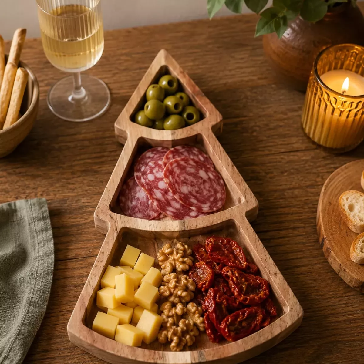 COUPE APÉRO EN BOIS D'ACACIA SAPIN