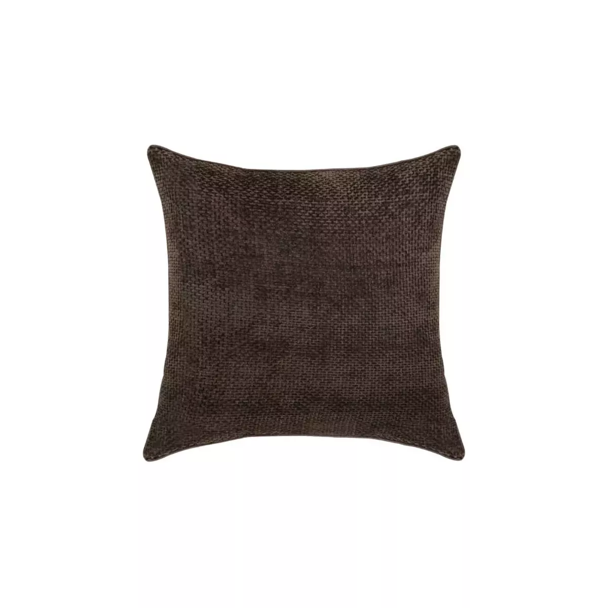 COUSSIN CARRÉ MARRON 50X50 CM