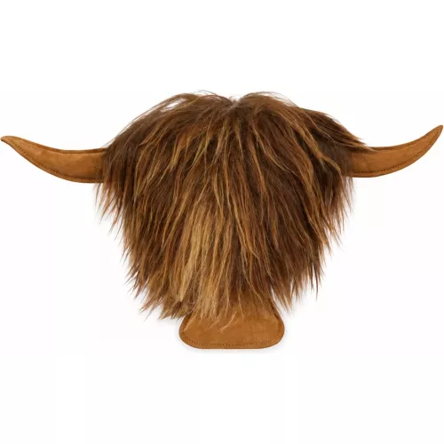 TROPHÉE HAIRY COOS CUIR ET AGNEAU DU TIBET