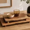 PLATEAU DZOMO EN BOIS D'ACACIA