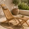 CHILIENNE EN BOIS NATUREL