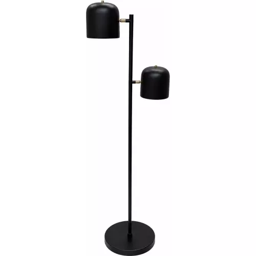 LAMPADAIRE NOIR ET OR
