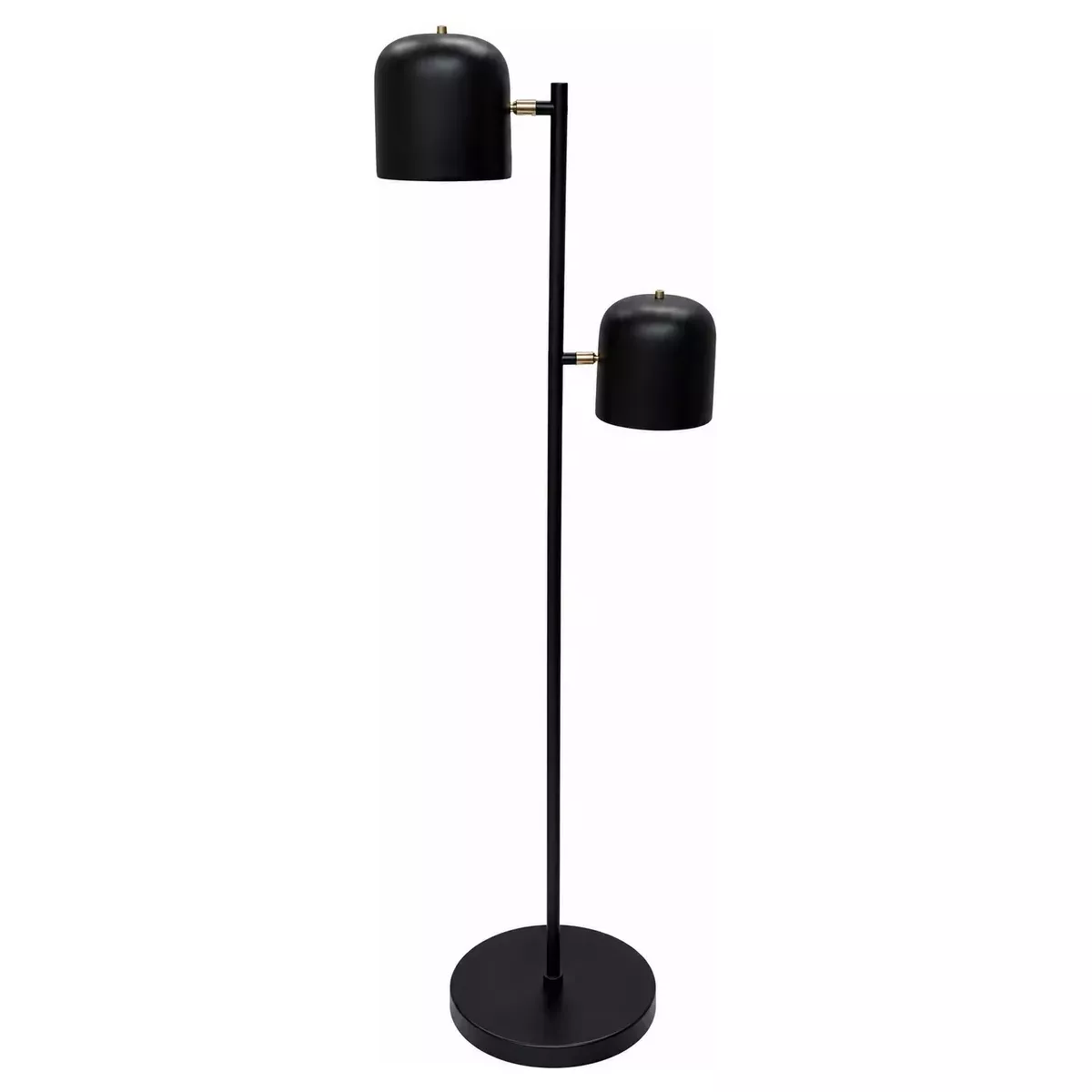 LAMPADAIRE MÉTAL NOIR ET OR