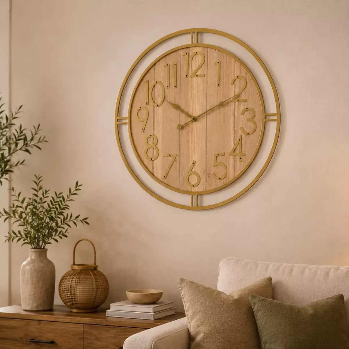 HORLOGE MURALE TICKING D60 CM