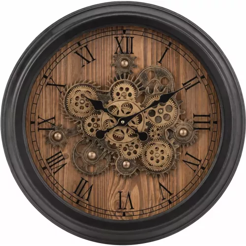 HORLOGE RONDE ENGRENAGE