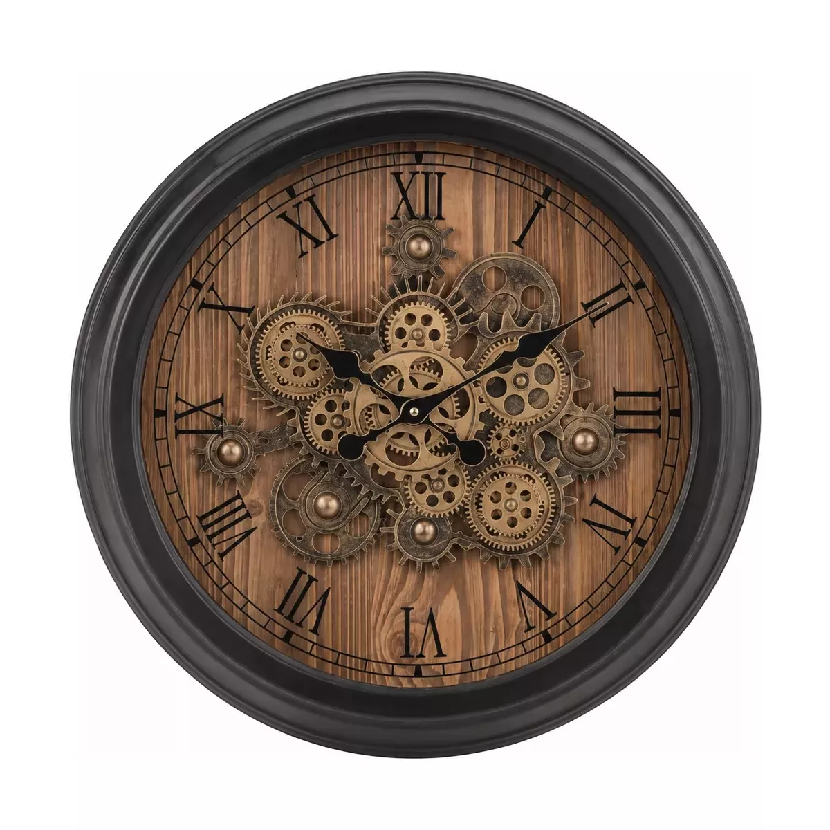 HORLOGE RONDE ENGRENAGE