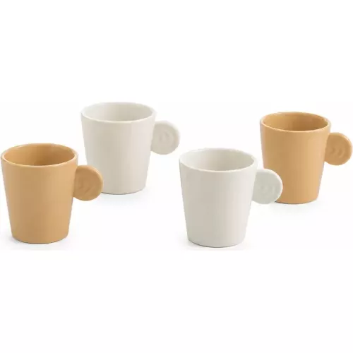 LOT DE 4 TASSES À CAFÉ