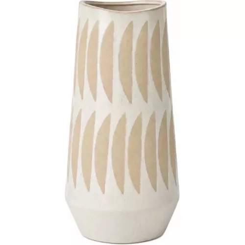 VASE KAI BEIGE EN GRÈS