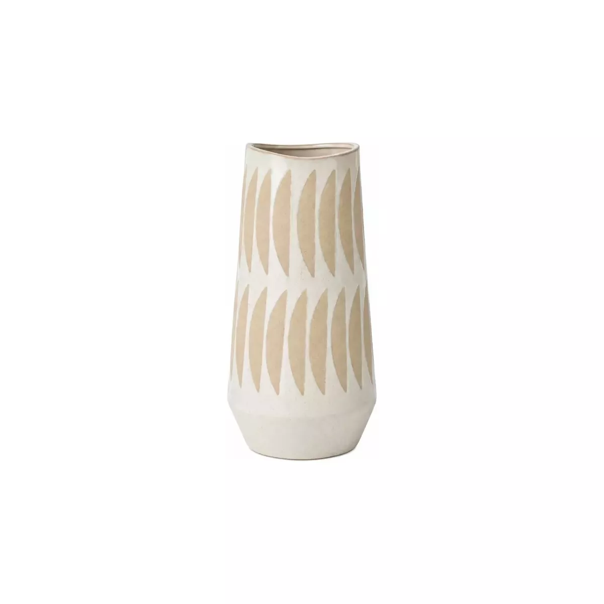 VASE KAI EN GRÈS BEIGE