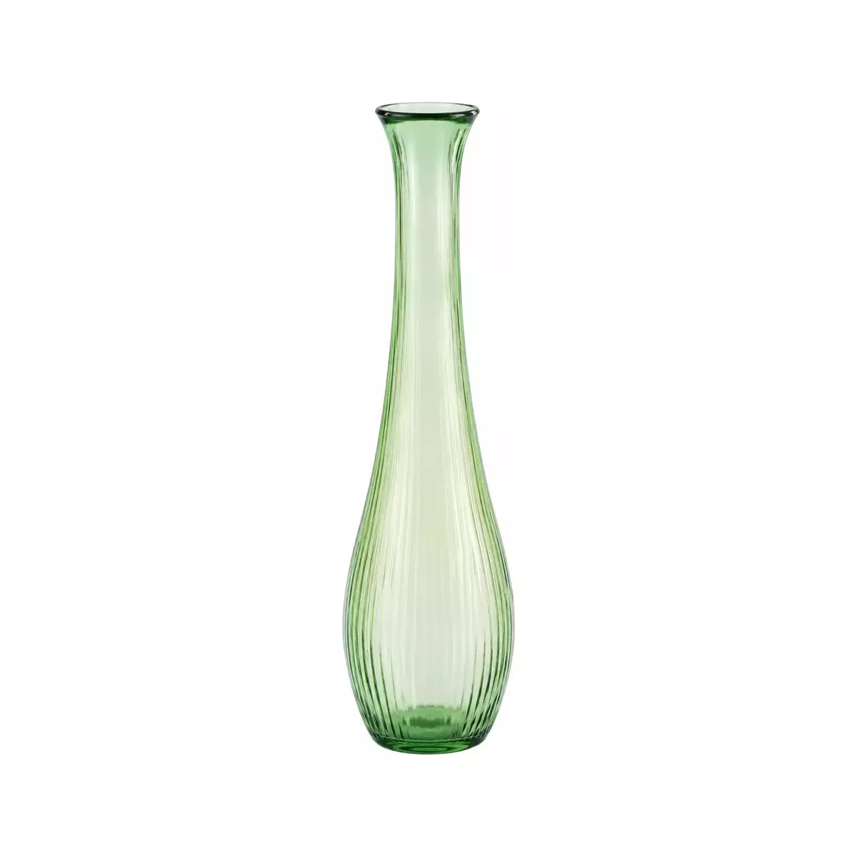 VASE EN VERRE VERT CLAIR