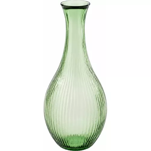 VASE VERRE VERT OLIVE