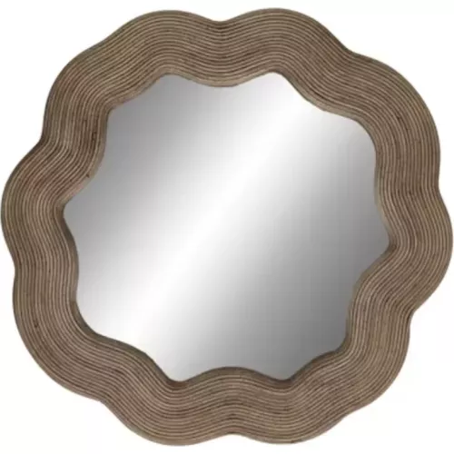 MIROIR REFLET EN ROTIN PM