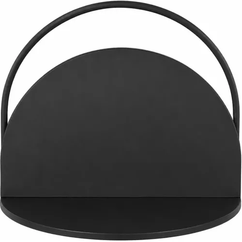 ÉTAGÈRE MURALE NOIR MÉTAL