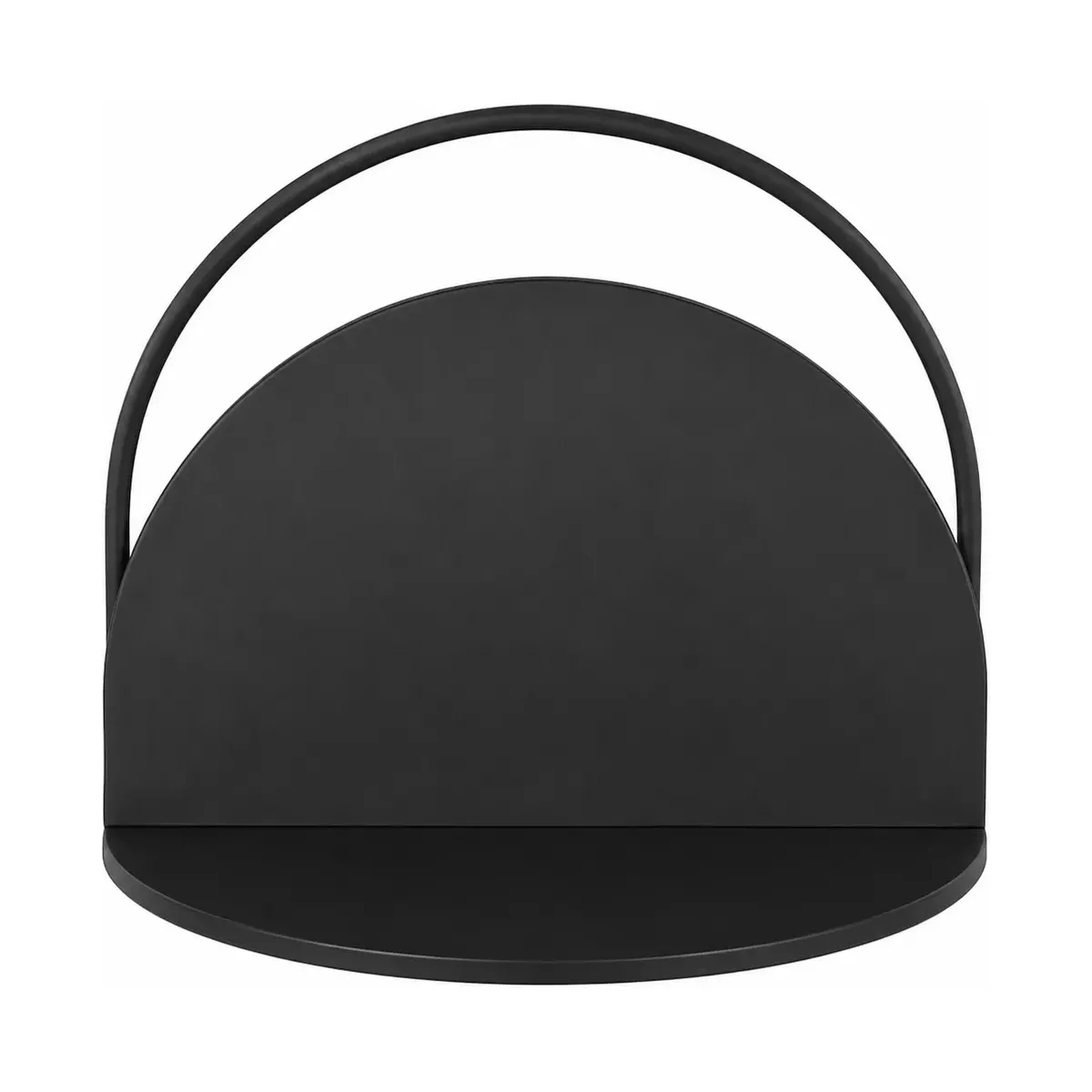 ÉTAGÈRE MURALE NOIR MÉTAL