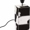 PIED DE LAMPE EN PEAU DE VACHE