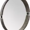 MIROIR TIFFANY EN PEAU DE VACHE GRISE