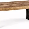 TABLE BASSE BOIS D'ACACIA ET MÉTAL