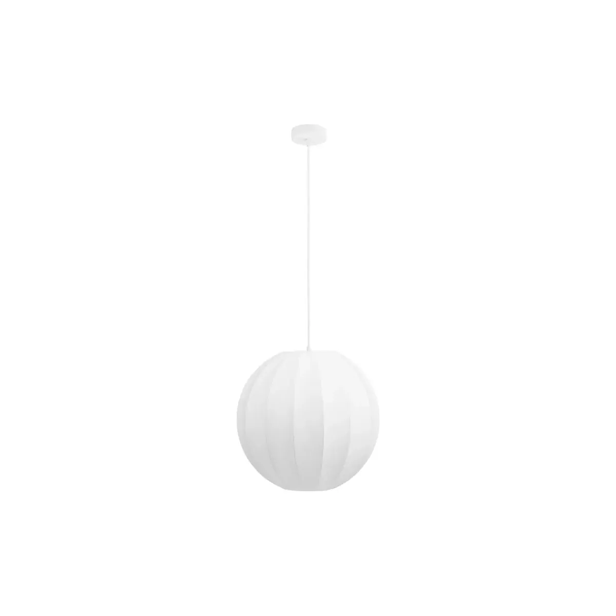 SUSPENSION BOULE BLANCHE D40 CM