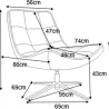 FAUTEUIL IVAR PIVOTANT