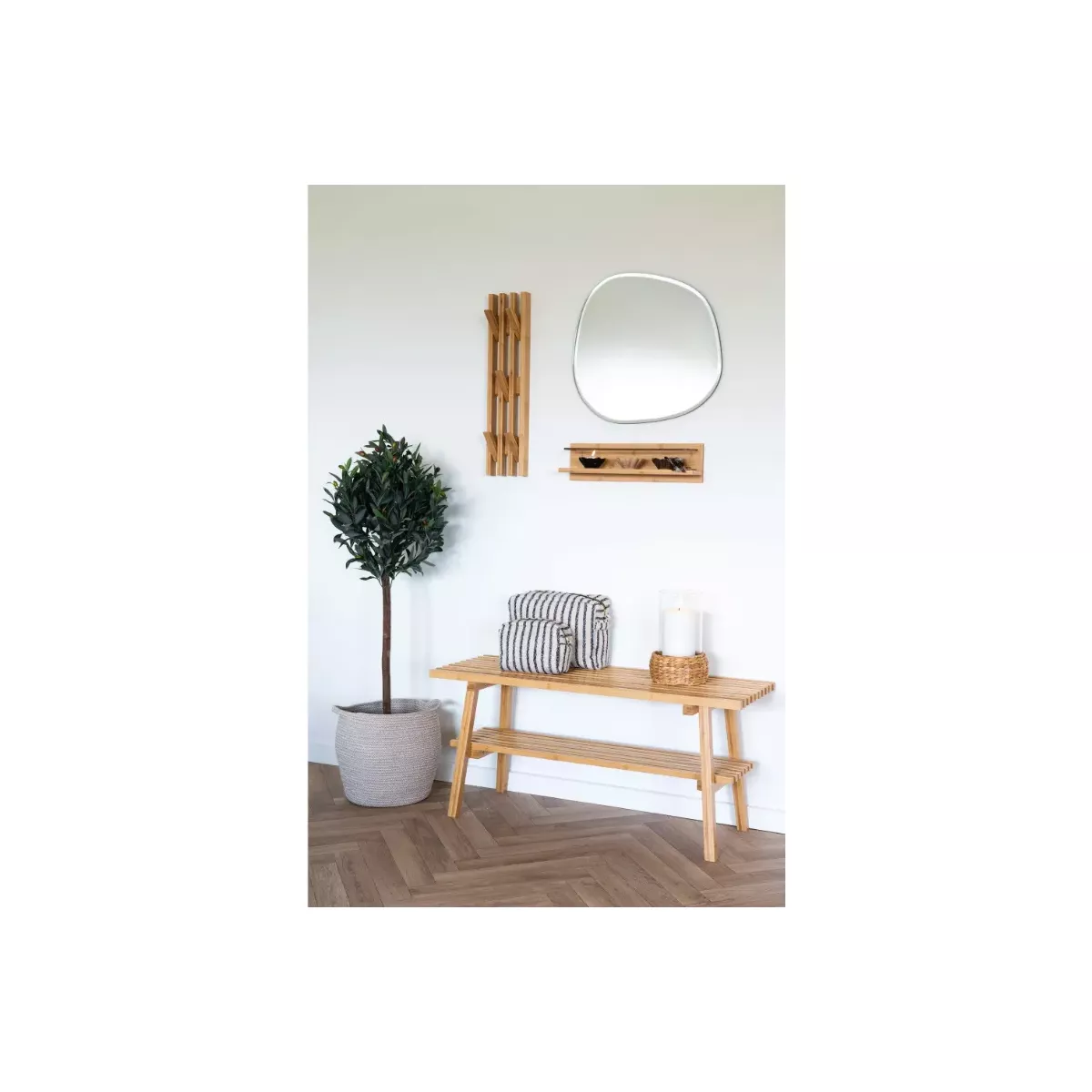 PORTE MANTEAU EN BAMBOU