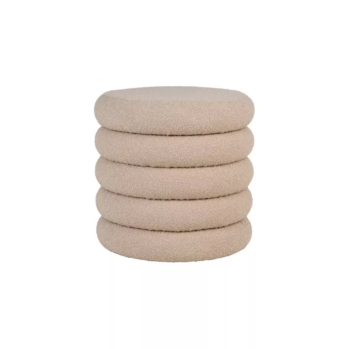 POUF COFFRE BEIGE