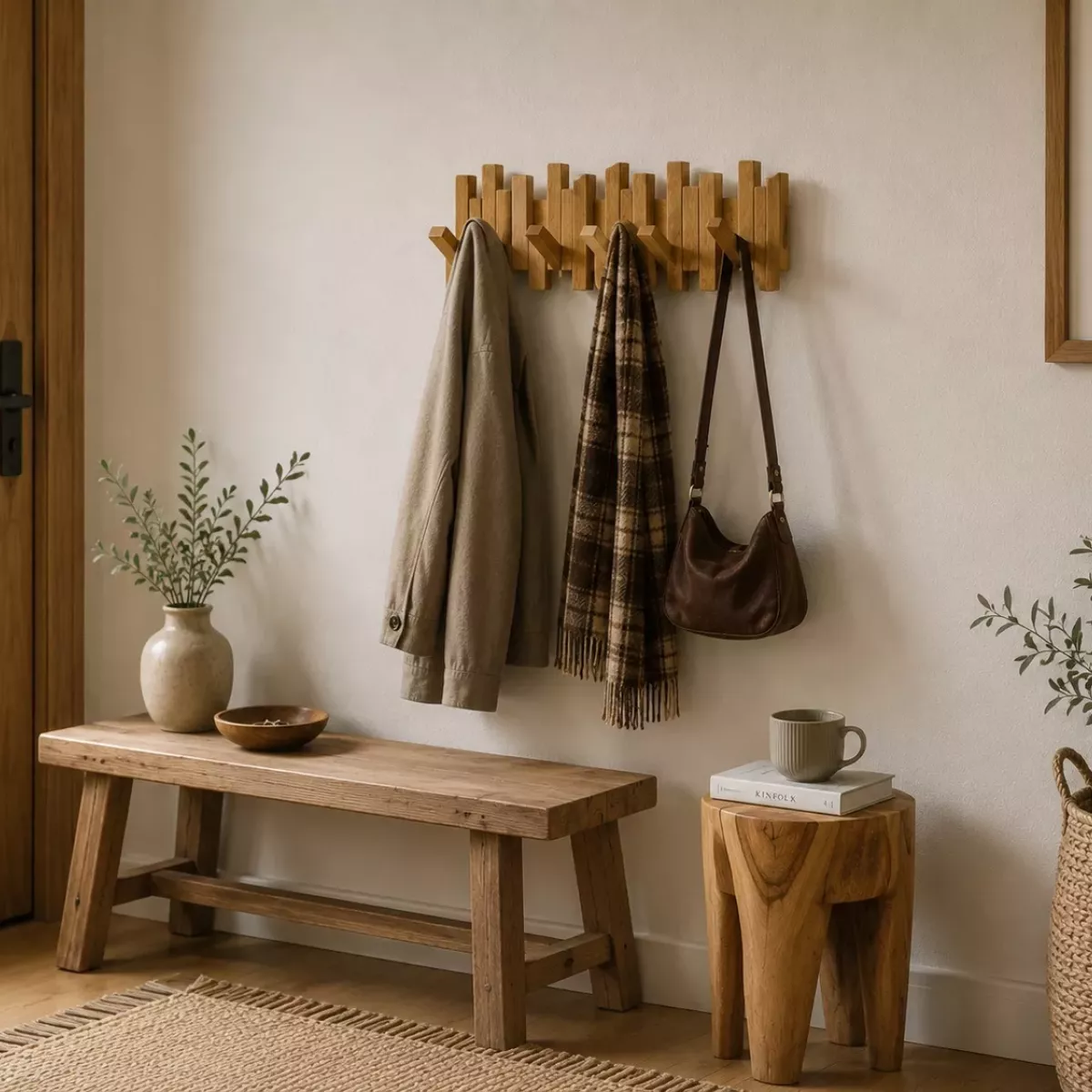 PORTE MANTEAU EN BOIS
