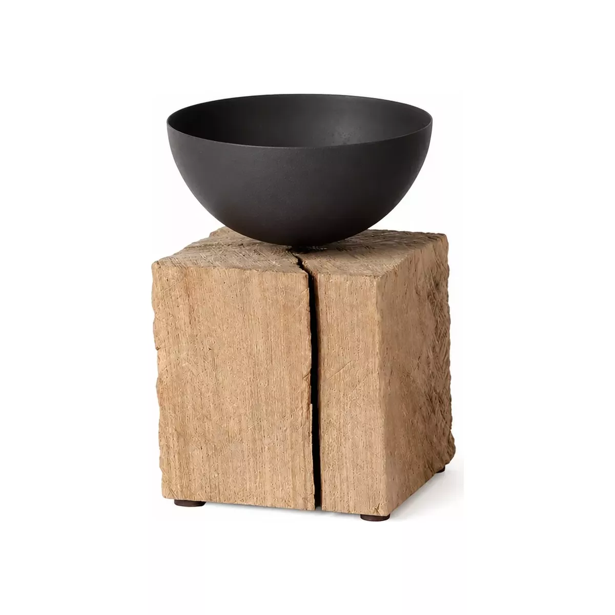 PHOTOPHORE BOIS ET MÉTAL