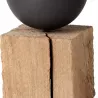 PHOTOPHORE BOIS ET MÉTAL