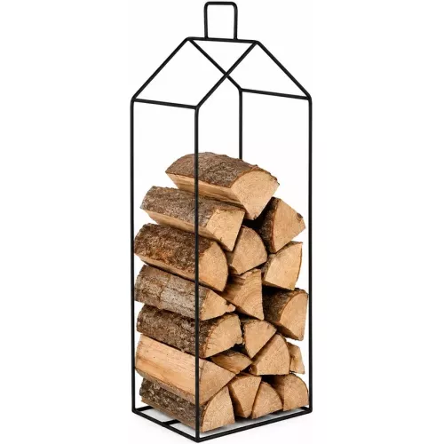 PORTE BUCHES EN MÉTAL H120 CM