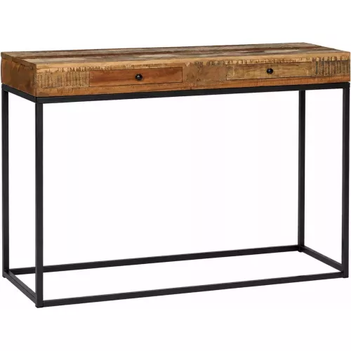 CONSOLE VICTORIA EN VIEUX BOIS